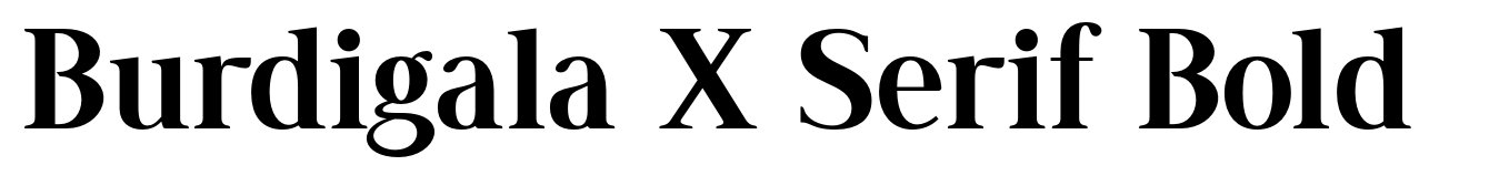 Burdigala X Serif Bold